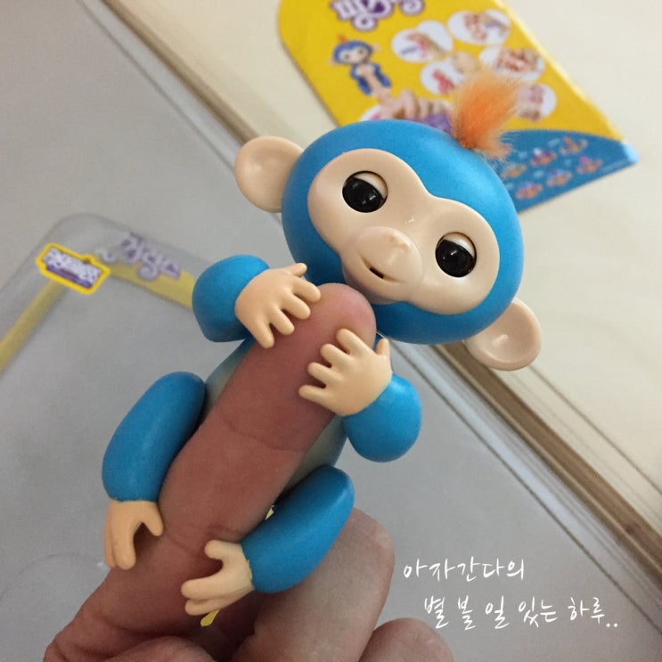 핑거링스 귀여운 원숭이 아기 장난감, 다이소 미니 다트