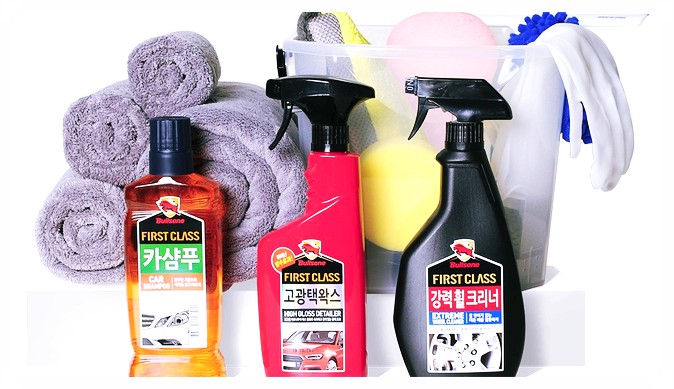   불스원셀프세차용품세트이에요 !