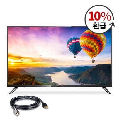  주연테크 UHD HDR 108cm 무결점 TV J43UHD-D3