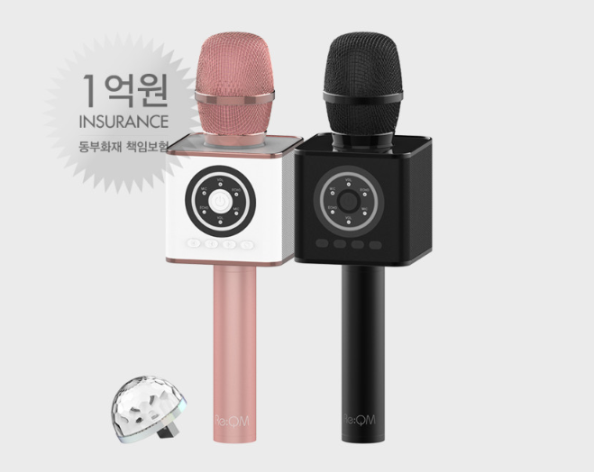  리큐엠 블루투스마이크 SOUNDBOX M3 한글음성안내