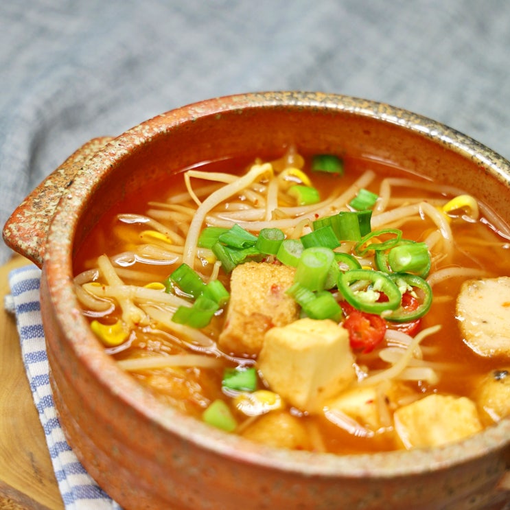  [얼큰콩나물국 끓이는법]칼칼한 김치콩나물국
