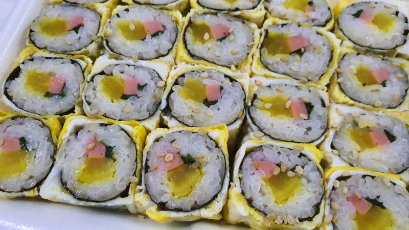 인덕원 장수계란말이김밥 야식으로 당첨!!