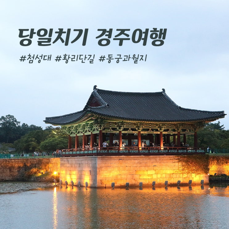 당일치기 경주여행 일정,코스 정리(첨성대/황리단길/동궁과월지)