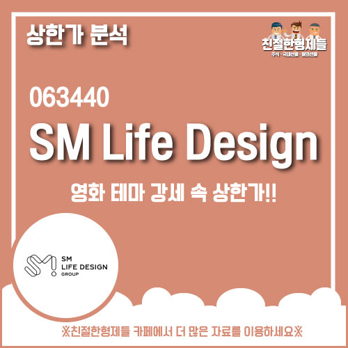 [코스피,코스닥]오늘의 상한가 이슈종목 - SM Life Design
