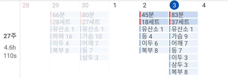  [헬스 18일차] 금요일은 가슴, 등, 삼두!