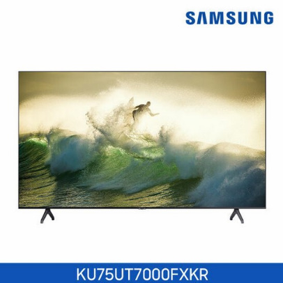  삼성 UHD TV 75인치 KU75UT7000FXKR + 삼성 사운드바 증정