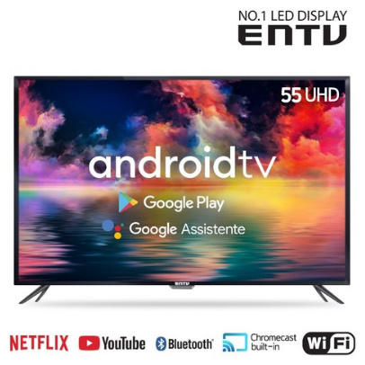  이엔티비 55인치 구글AI 스마트 UHDTV EN-SM550U