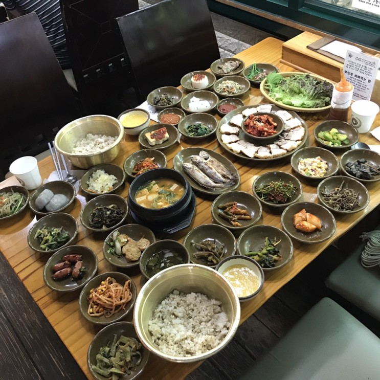 [남양주맛집] 평내동맛집 / 푸짐한 보리밥 한상차림 '김삿갓밥집'
