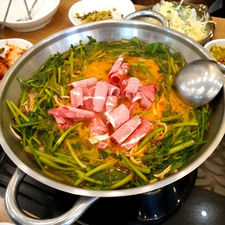  [만수동/인천대공원 맛집] 미나리 가득한 가회동샤브칼국수