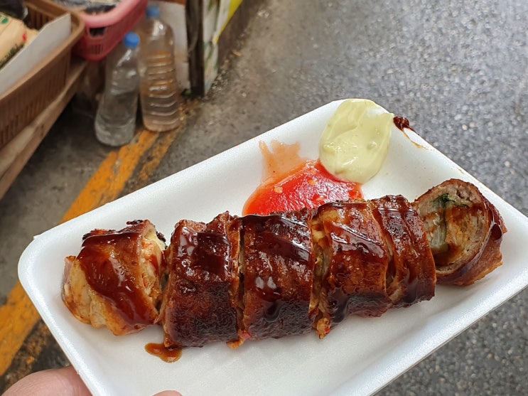  강릉중앙시장 중화짬뽕빵 김치말이삼겹 아이스크림 호떡 솔직후기