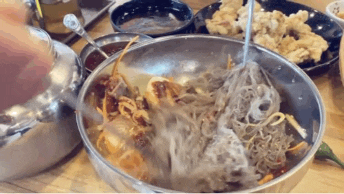  고성 토성면 봉포리 오미면옥 (함흥냉면+탕수육)