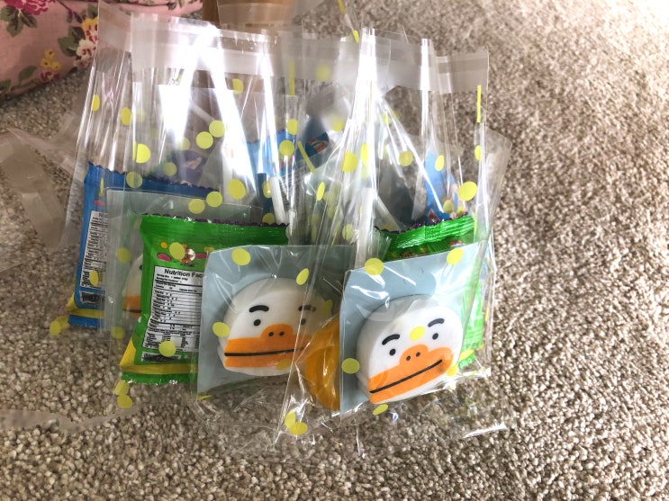  [생일:답례품]초간단 다이소표 키즈구디백만들기~!