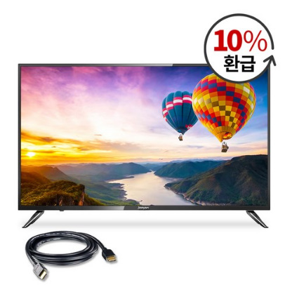  주연테크 UHD HDR 108cm 무결점 TV J43UHD-D3