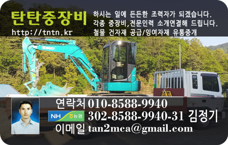  미니굴삭기, 035(공투 급), 장비, 작업장치 소개