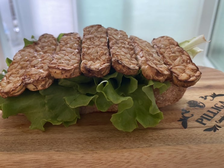  채식다이어트 | 과일식, 낫또비빔밥, 템페아보카도 오픈샌드위치, 버섯야채오븐구이, 율동공원조깅