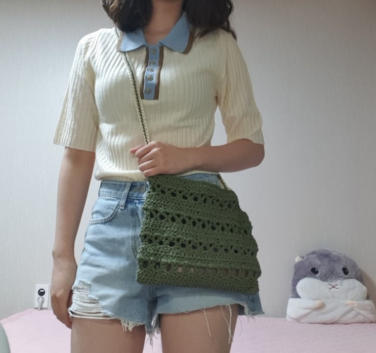  [코바늘] 여름 미니백 뜨기
