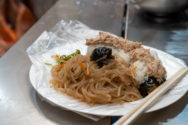  광장시장 누드김밥 위치 먹고 와서 쉽게 알려드려요 (잡채김밥 JMT)