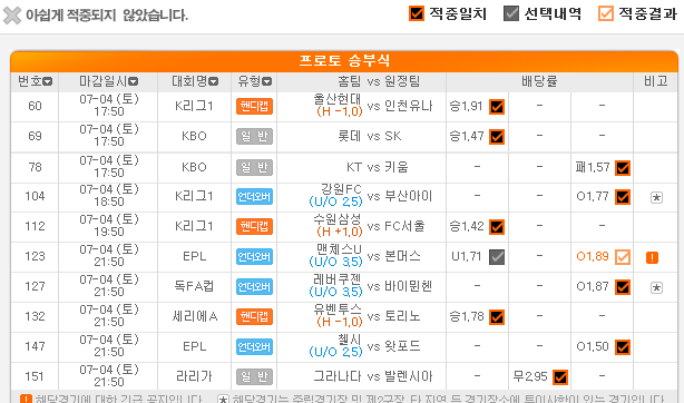 2020.07.05 맹구(맨유)가 쏘아올린 한폴낙