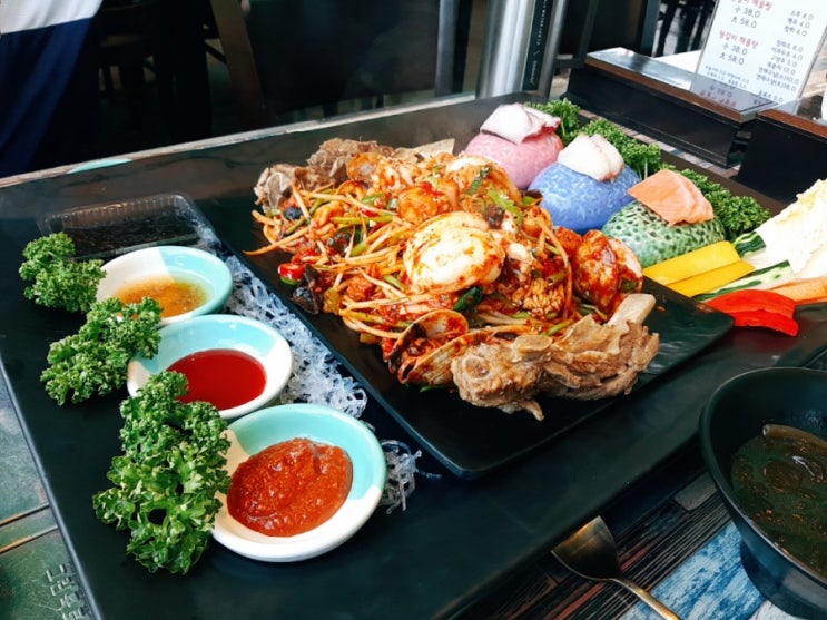  원주 금재왕갈비짬뽕 푸짐한 왕갈비해물찜
