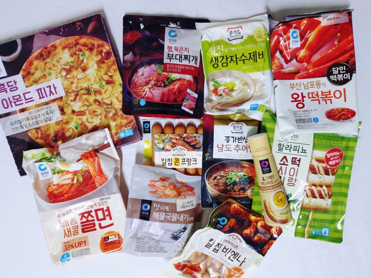  리뷰  7월 청정원푸드박스 개봉기