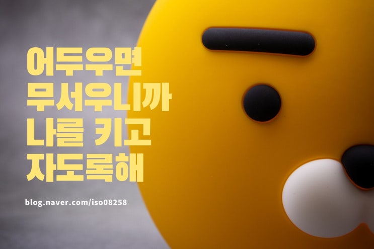  라이언 무드등 인테리어 소품으로 좋아용