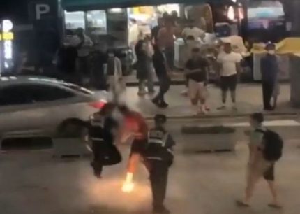  [부산소식]독립기념일 불꽃놀이를‥미군 등 외국인, 해운대서 시민향해 폭죽 난동!!