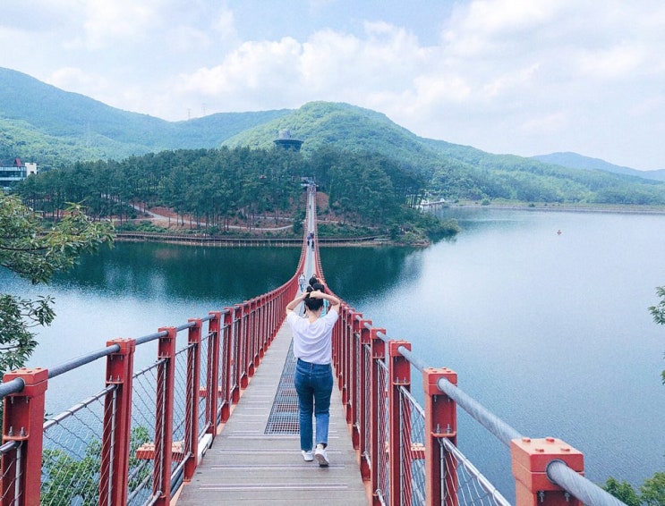  힐링 데이트 :) 파주 마장호수 출렁다리 (주차, 방문 시간대 꿀팁)