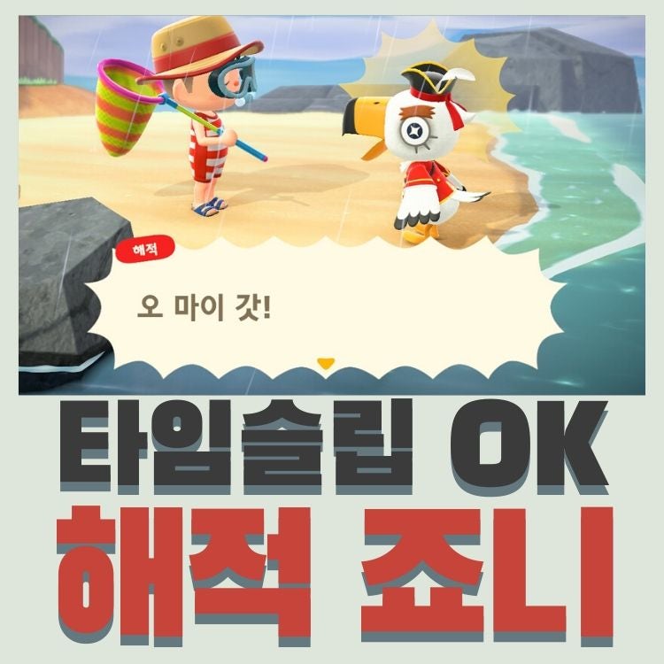 모여봐요 동물의 숲 모동숲 해적 죠니와 만나보자! 해적 아이템 목록과 타임슬립 활용법 : 네이버 블로그