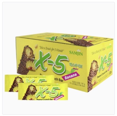 X-5 바나나맛 36g x 22개 엑스파이브 바나나 X-5 바나나맛 36g x 22개 엑스파이브 바나나
