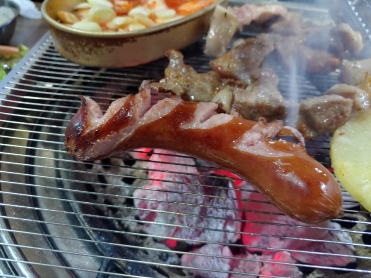  신도림 고기집 :: 추억굽는 꼼이네 - 닭갈비와 뒷고기를 한번에 맛보기
