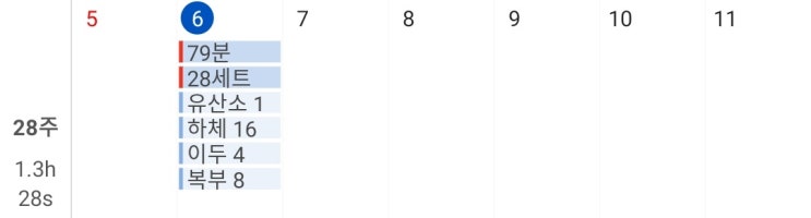  [헬스 19일차] 월요일 - 하체복근이두... 너무 힘드네