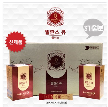 발란스 큐 플러스 3gx30포x3박스 (3개월분) 발란스 큐 플러스 3gx30포x3박스 (3개월분)