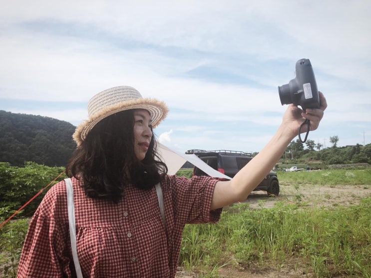  후지 인스탁스 미니11 과 함께한 캠핑