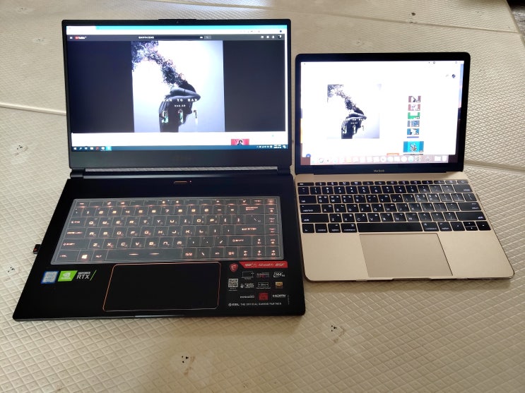  맥북 VS MSI GS65 STEALTH 8SF: 대학생이 비교해보는 노트북