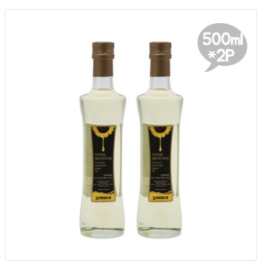  yonca 프리미엄 해바라기씨유 박스포장 선물세트 500ml x 2p