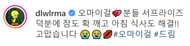 [아이유X옴걸] 아이유한테 간식차 보낸 오마이걸