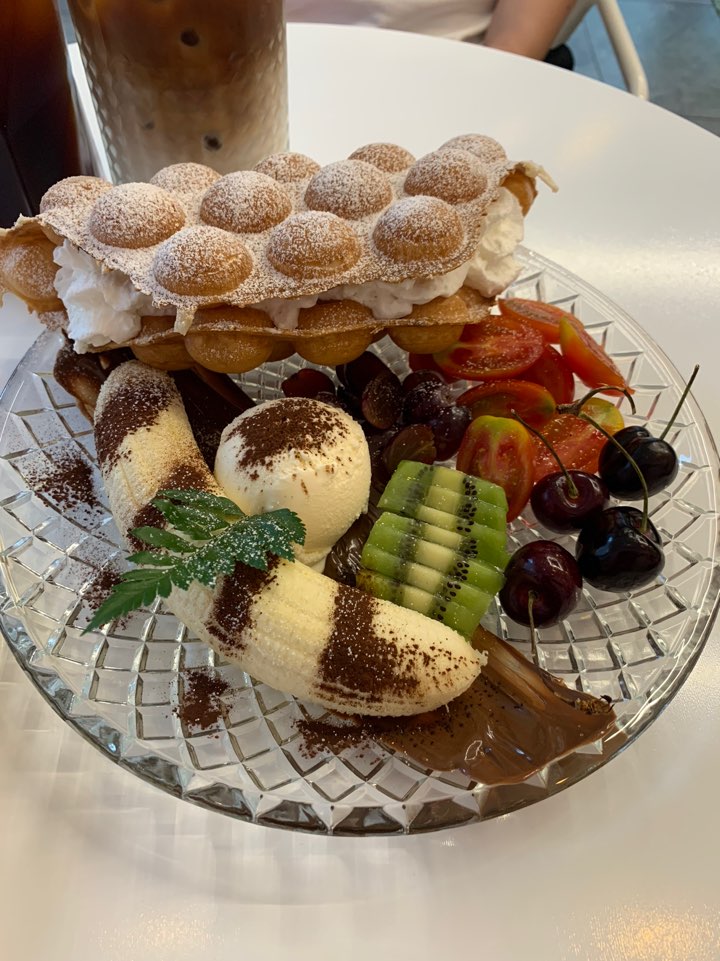  부평 평리단길 카페 마메든! 홍콩에그와플 가성비 맛집
