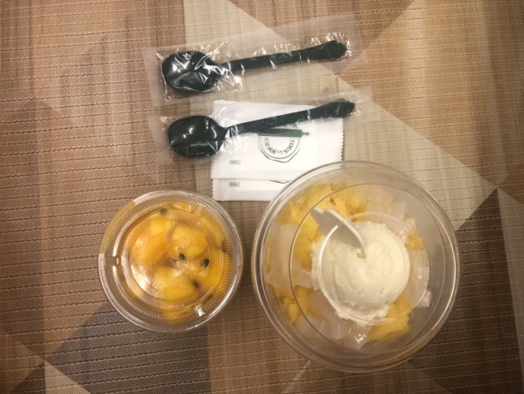  뚜레쥬르 빙수 애플망고 코코빙수 시원한 맛 :-) 가성비는 글쎄