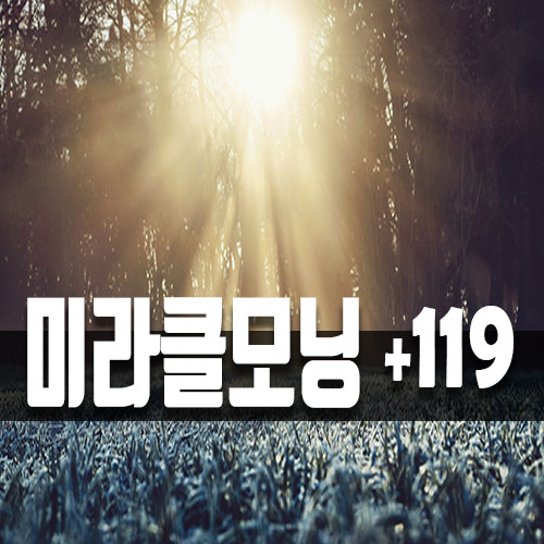  119일차, 아침형 인간되기 시작 미라클 모닝 루틴