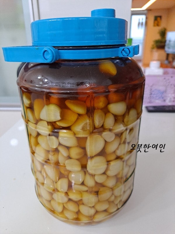 마늘간장장아찌 깐마늘장아찌 담그는법 한달 후~ : 네이버 블로그 마늘간장장아찌 깐마늘장아찌 담그는법 한달 후~ : 네이버 블로그