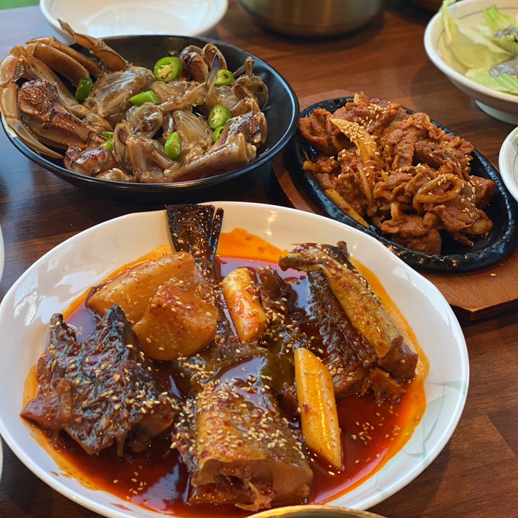  서울근교 나들이 고기리 한정식산들애 다녀왓어요! (동천동맛집, 간장게장, 고추장돼지불고기, 코다리조림)