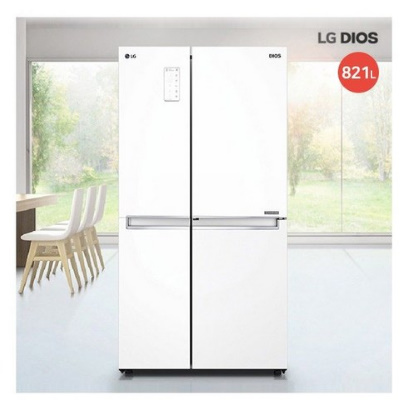 [LG전자] [821_화이트] LG DIOS 양문형 매직스페이스 냉장고 화이트 (S83