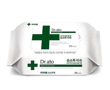  [닥터아토] 손소독 티슈 20매
