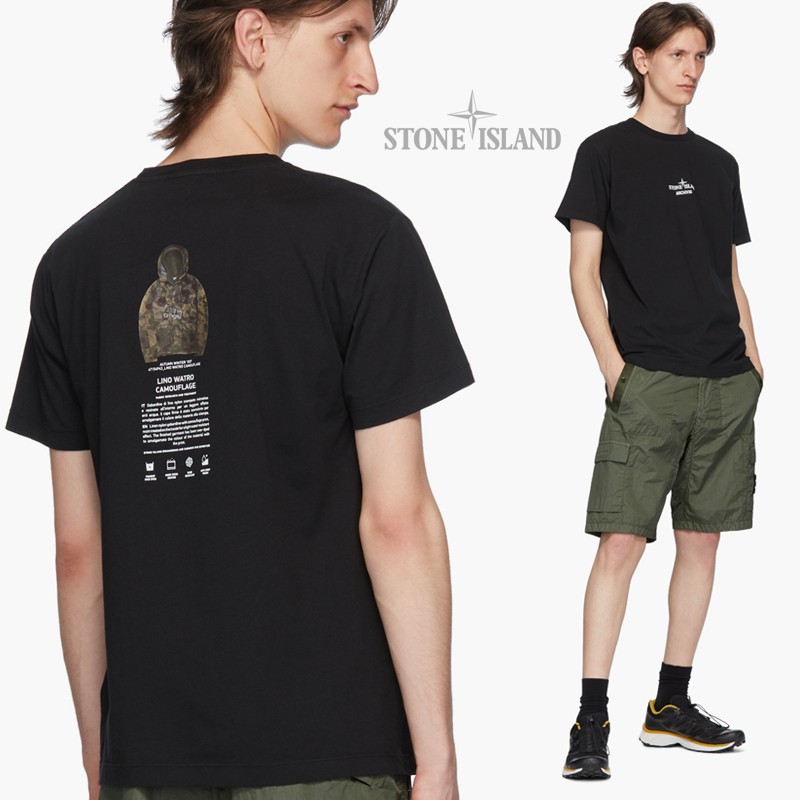 스톤아일랜드 20SS ARCHIVIO 프로젝트 티셔츠 BLK