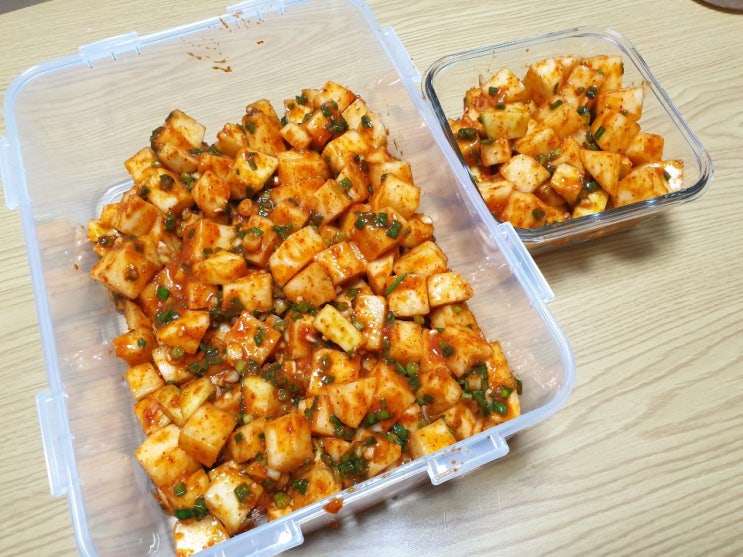 깍두기 담는법 초간단 초보도 금방한다 깍두기 담는법 초간단 초보도 금방한다