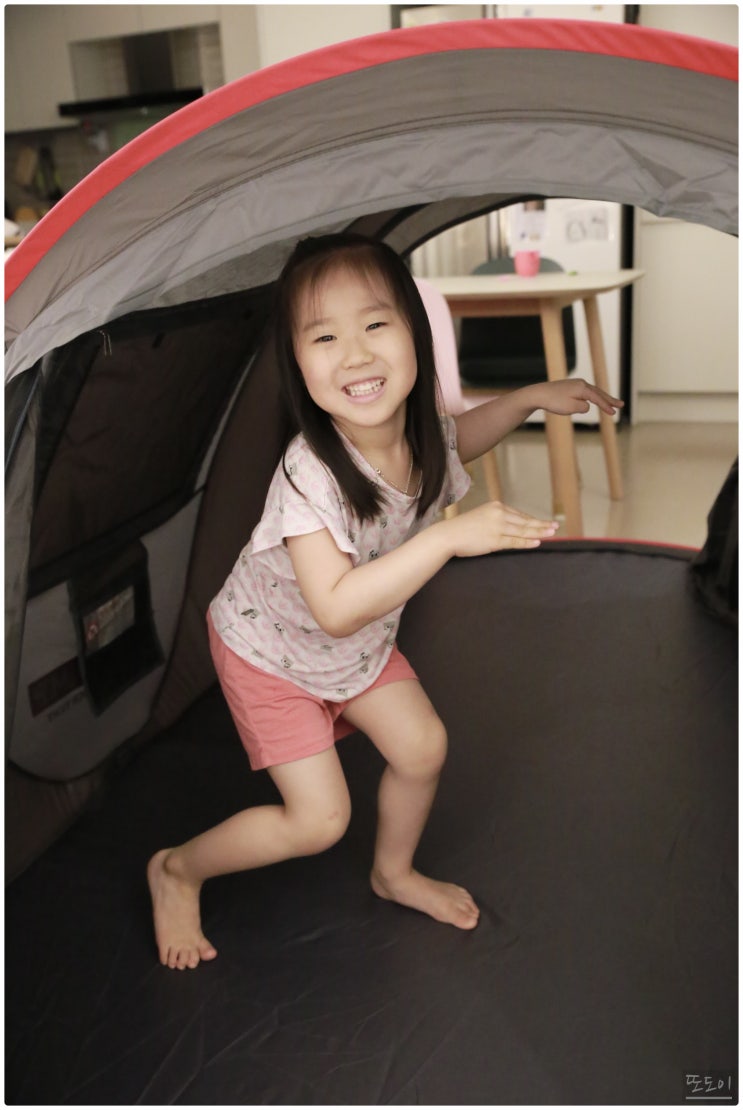  패스트캠프 베이직3 플러스 원터치 텐트 롯데마트 카스 행사 패스트캠프 접는법
