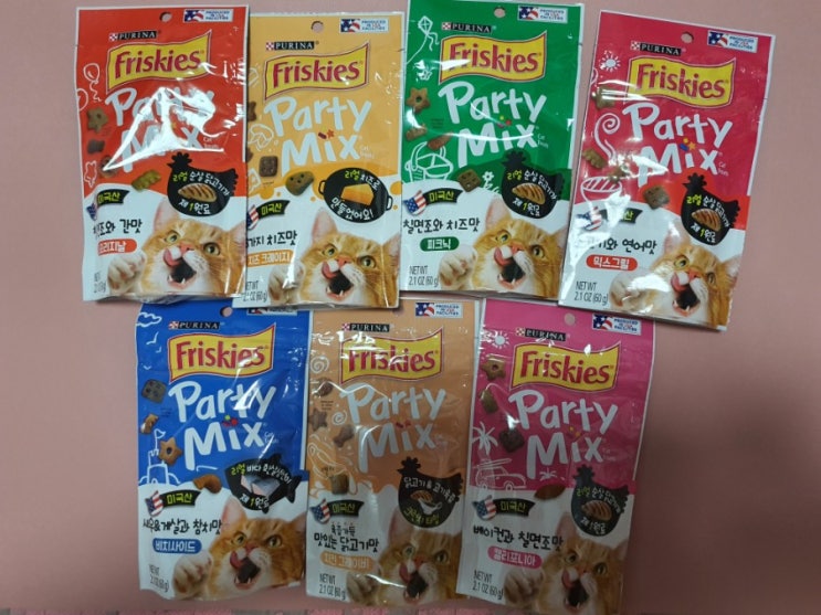 고양이 간식 - 파티믹스 7종류 고양이 간식 - 파티믹스 7종류