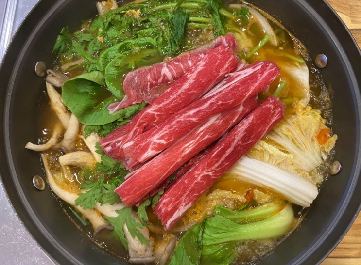  다왕얼큰이손칼국수 ; 용두동 가성비 미친 맛집, 샤브샤브, 칼국수, 볶음밥까지
