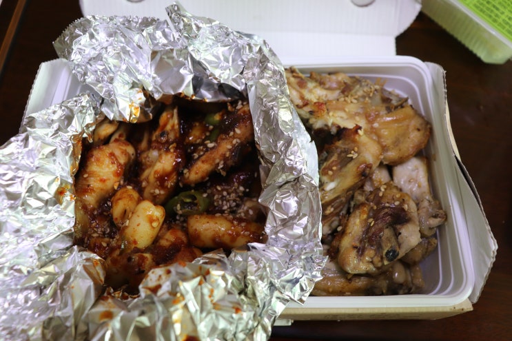  지코바 치킨 반반 치밥 솔직후기