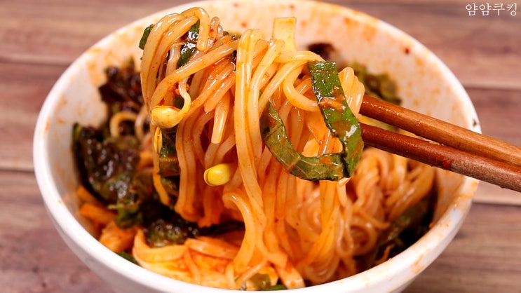  새콤달콤 맛있는 쫄면 만들기